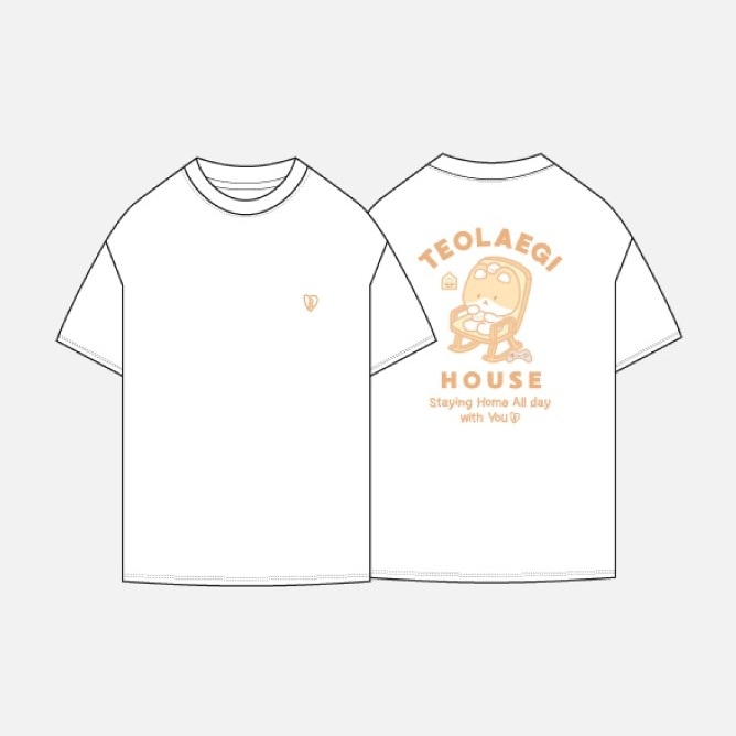 BAEKHYUN X SPAO T-SHIRT [WHITE Ver.] - TEO-LAE-GI