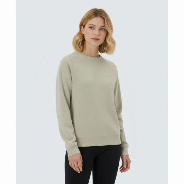 SNOWPEAK APPAREL ニット 女性 マンツーマン S25WWFHT77 ベージュ