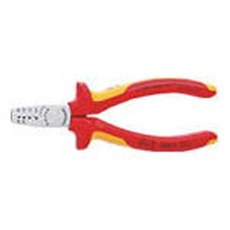 KNIPEX社　エンドスリｰブ用絶縁圧着ペンチ 1000V　9768-145A