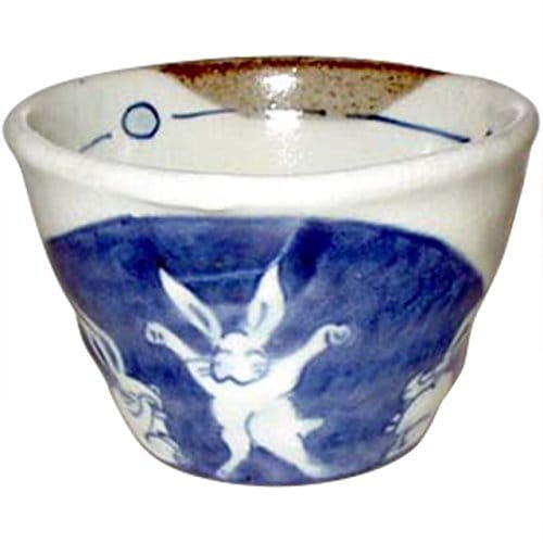 食器 3個セット フリーカップ : 染付宴うさぎ フリーカップ(大)/有田焼 1802-319108