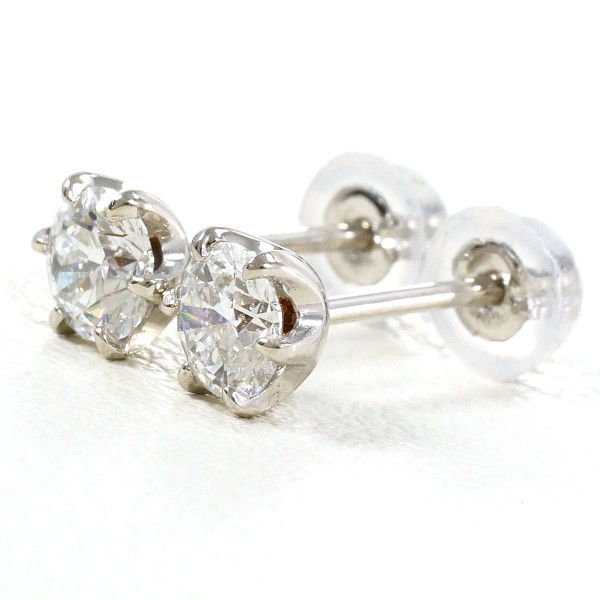 PT900 プラチナ ピアス ダイヤ 0.304 ×2 VVS2 鑑定書 ジュエリー 中古