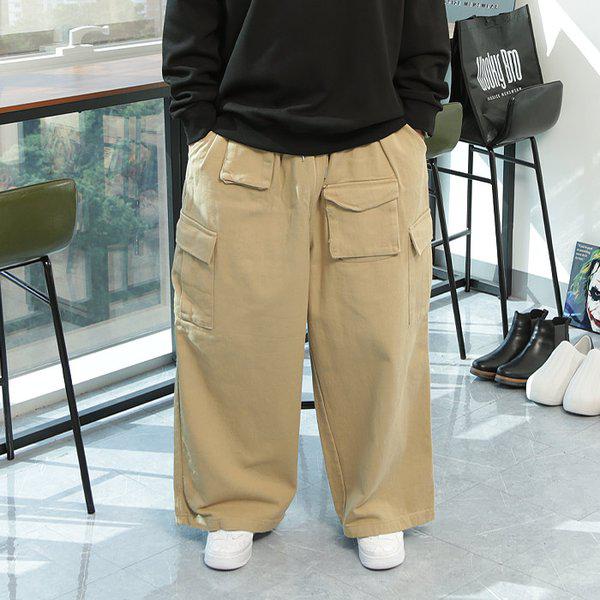 WPEメンズシックスポケットコットンバミューダカーゴワイドパンツ