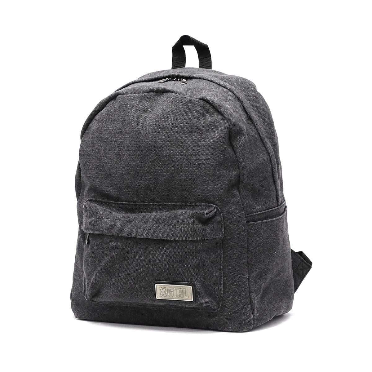 [X-girl] キャンバスデイパック CANVAS DAYPACK 105244053010 BLACK ONE SIZE