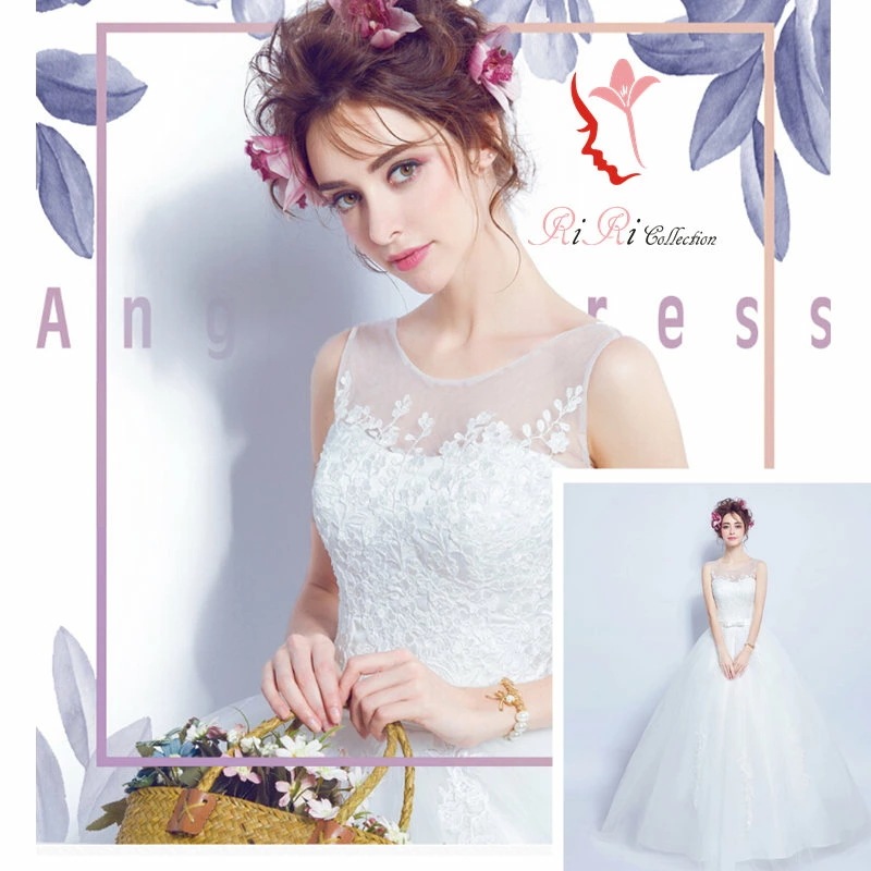 前撮り ウェディング dress-240 夏婚 ドレス エンパイアドレス 編み上げ 結婚式 披露宴 刺繍 プリンセスライン ウエディングドレス 二次会 パーティードレス ビスチェウエディングドレス マ