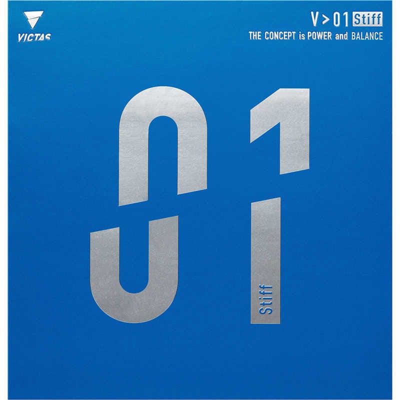 VICTAS　裏ソフトラバー V01 Stiff スティフ 2.0mm ［裏ソフト /テンション］ ブラック　020351 5,330円