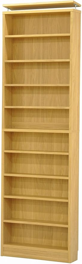 書棚 ナチュラル 70x18x228.7~245cm CMR-701 NA 10,480円