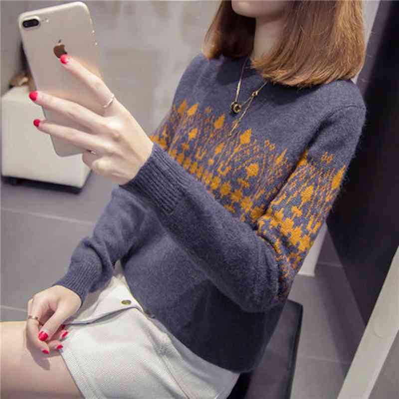 セーター レディース 柄 タートルネック ニット ノルディック クルーネック ブランド 白 トレーナー 冬 Vネック 長袖 厚手 人気 ふわふわ ケーブル編み ロング ゆる ニットセーター ざっくり