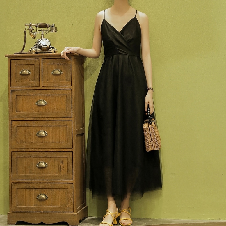 ワンピース レディース キャミソールワンピース ロングワンピース シアードレス フレアワンピース