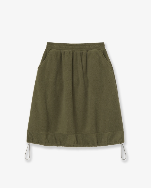【AEAE】 BALLOON FLEECE SKIRT [OLIVE] 正規品