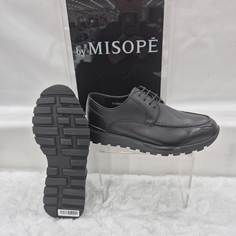 By 男性カジュアルコンフォートボートシューズ 122HT337DZ010 BLACK 2 JJ