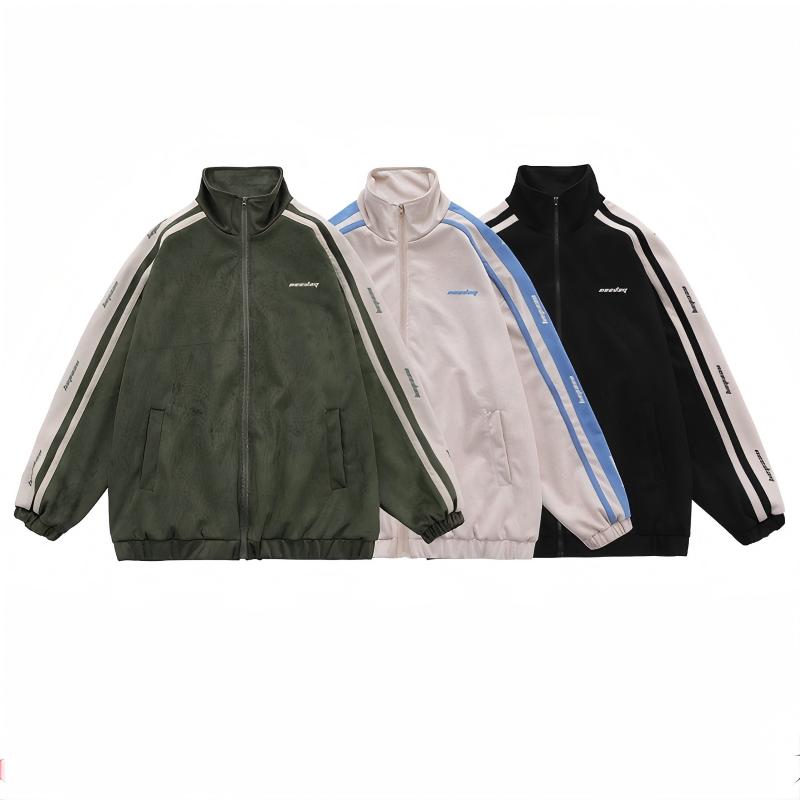 スタジャン フライトジャケット ゆったり 防寒 ユニセックス 秋冬 中綿入り コート 3色