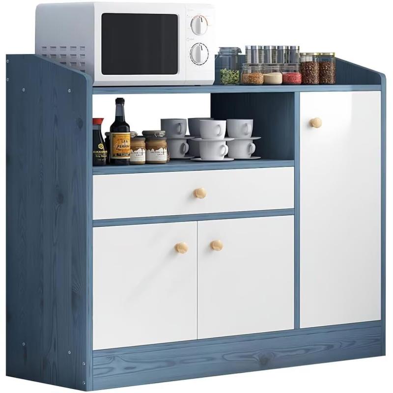 食器棚 サイドボード 木製 キャビネット 幅80×奥行30.8×高さ80cm 大容量 引き出し付き キッチン収納棚 扉付 密閉防塵 おしゃれ 頑丈 安定 省スペース 多機能収納 簡単組立 キッチン・リ