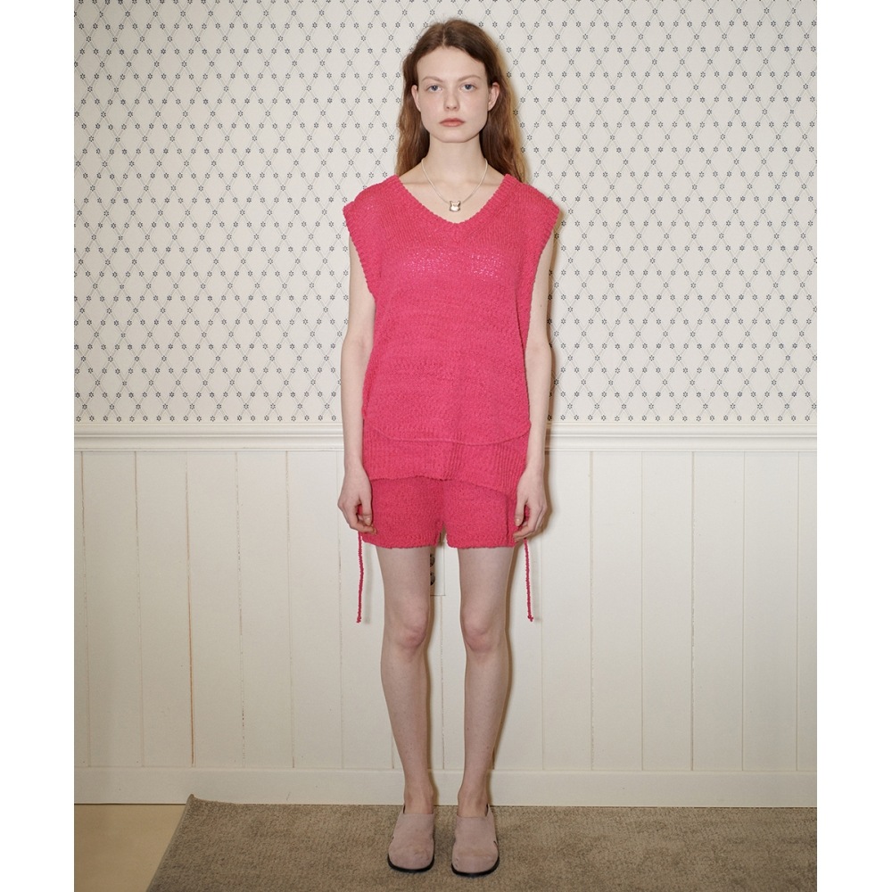 SINOON バックポイントニットベスト