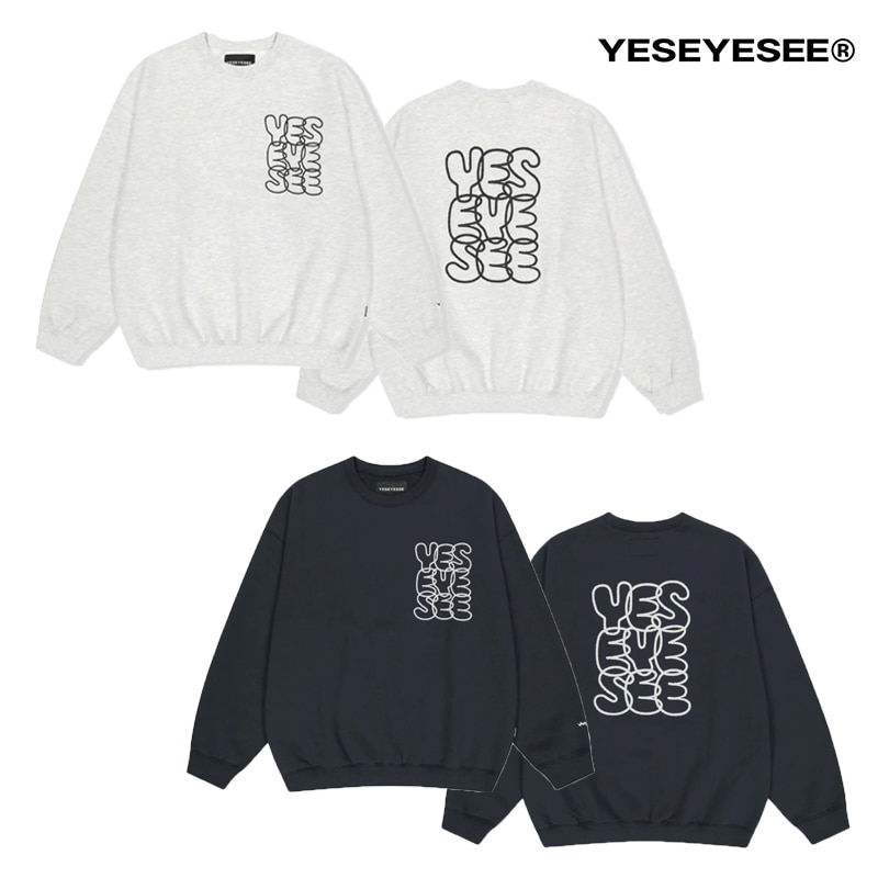 C-Logo Sweatshirt 韓国 ブランド ストリート プルオーバー 丸襟 ラウンド レディース メンズ ユニセックス 男女兼用 共用 オーバーサイズ コットン 綿 人気 おしゃれ 起毛