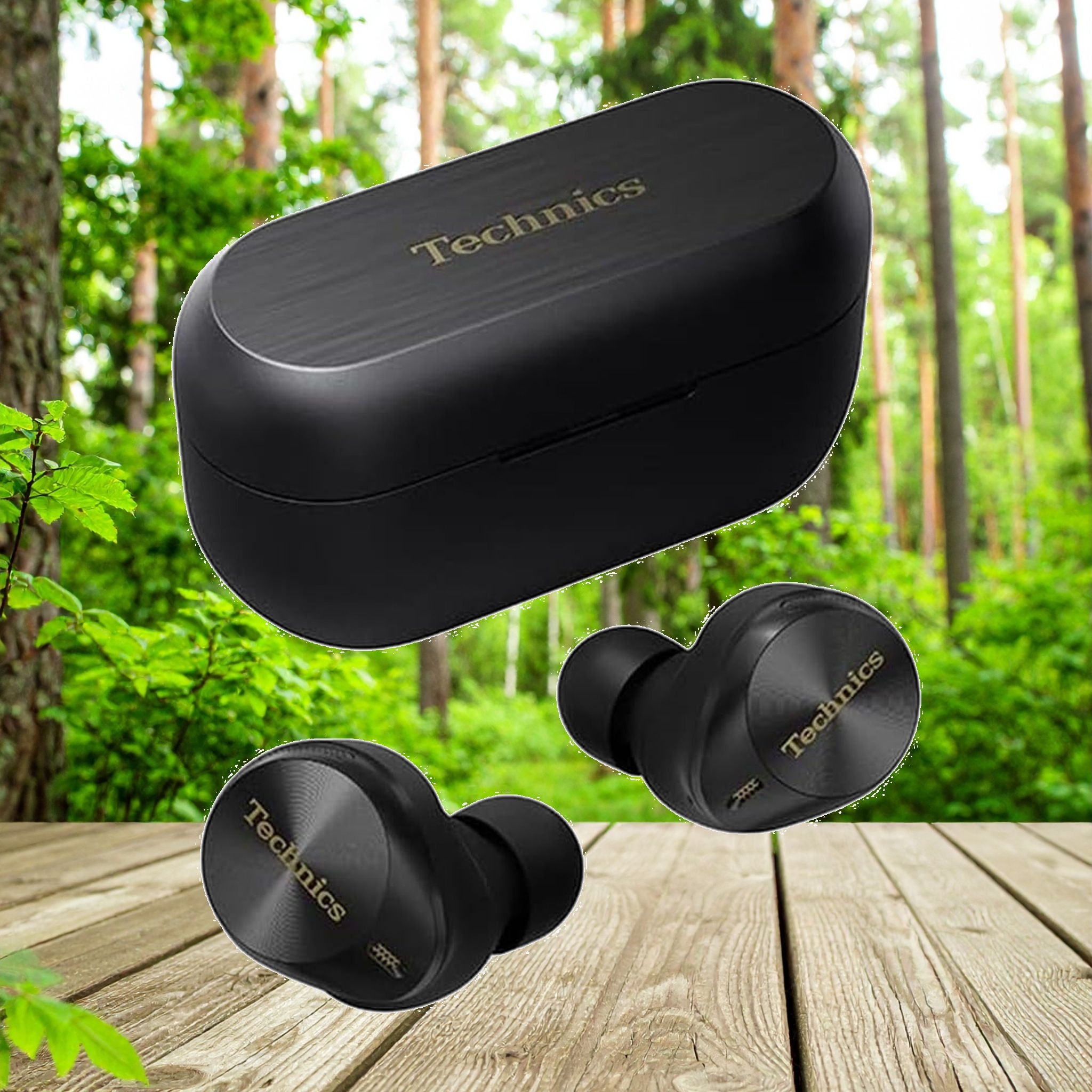 テクニクス ワイヤレスイヤホン EAH-AZ80-K ブラック bluetooth ノイズキャンセリング 3台マルチポイント IPX4 LDAC対応 ハイレゾ音質再生 急速充電対応 アプリ対応