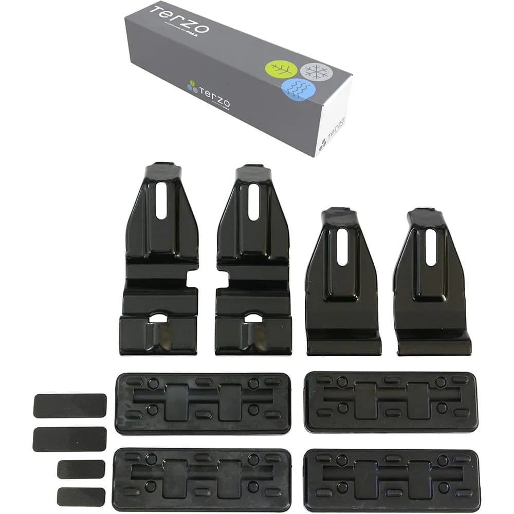 PIAA Terzo(テルッツォ) ルーフキャリア ベースキャリア ホルダー 4個入 ブラック【トヨタ ノア ヴォクシー エスクァイア ZRR8# ZWR8#】EH410