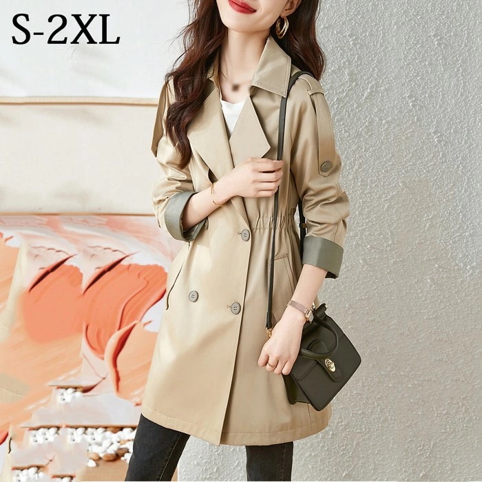 トレンチコート レディース 春 ロング 撥水 冬 梅雨 オールシーズン対応 スプリングコート リクルート 就活 オフィス ビジネス 入学式 セレモニー 卒園式 卒業式 OL 通勤 洗える 花粉対策 秋