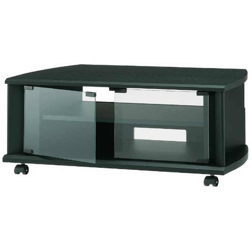 ハヤミ工産　テレビ台 目安：～32型対応 ロータイプ マットブラック　TV-BS80L