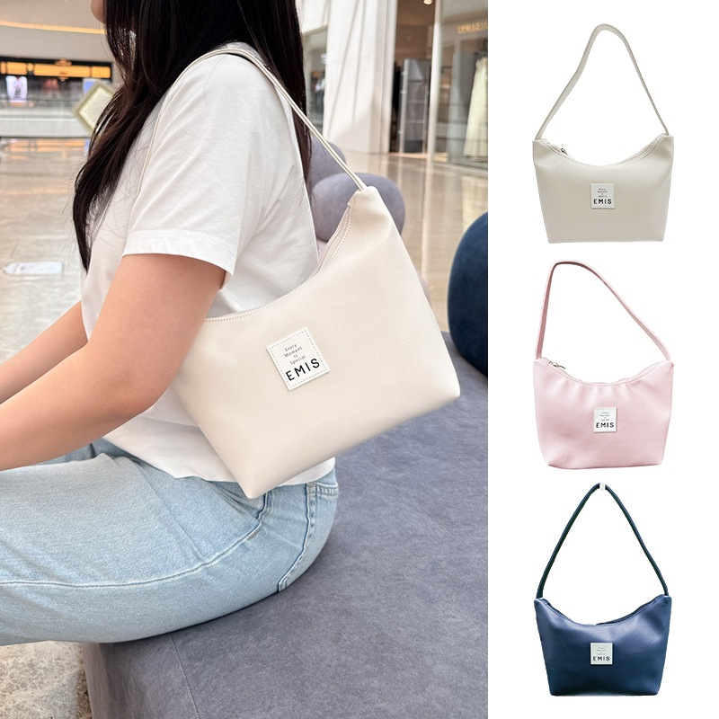 Emis★[正規品] 韓国大人気 NEW LEATHER HOBO BAG Emis☆[正規品] 韓国人気 *NEW* LEATHER HOBO BAG 5COLOR (EMIS
