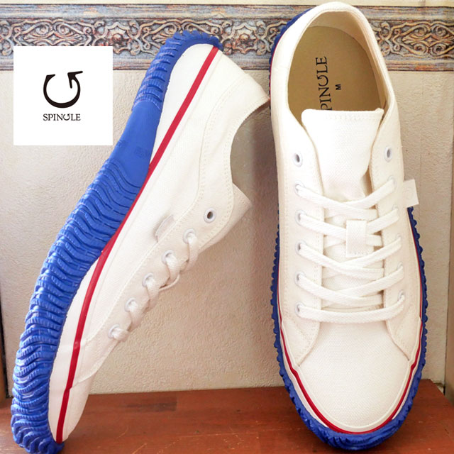 スピングル スニーカー メンズ SP-141 キャンバススニーカー メイドインジャパン 日本製 8号帆布 バイオウォッシュ加工 靴 トリコロール SPINGLE