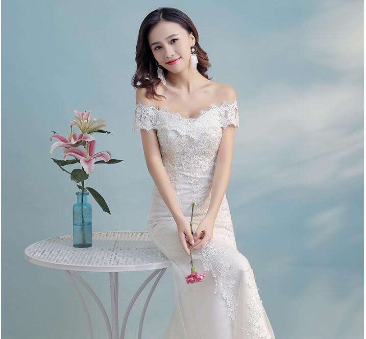 新発マーメイドドレス ウェディングドレス ロングドレス 花嫁 ウエディングドレス 結婚式 マーメイドライン パーティードレス エンパイア ブライダル 大きいサイズ 小きいサイズ 二次会 発表会ドレス