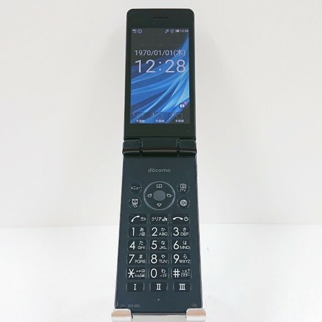 AQUOS ケータイ SH-02L ドコモ ブラック 送料無料 本体 c10862 【中古】 5,170円
