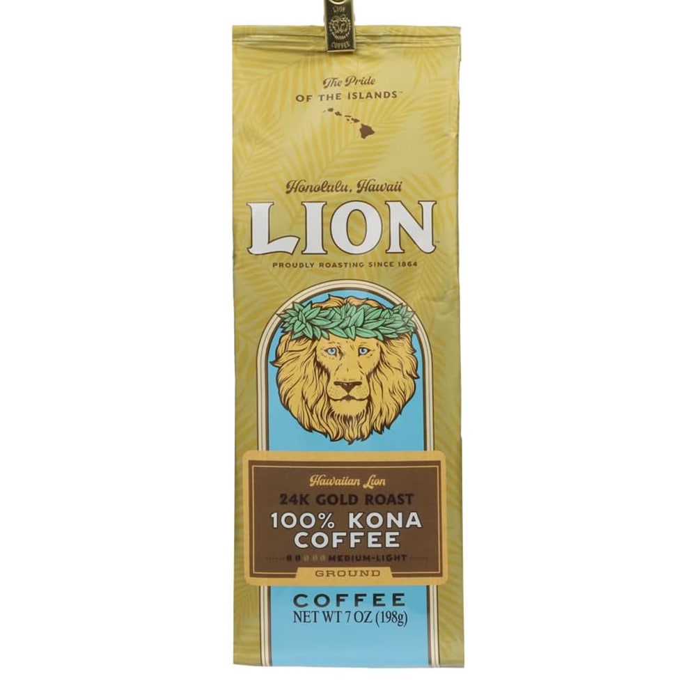 ライオンコーヒー コナ100%24キャラット(粉) 198g