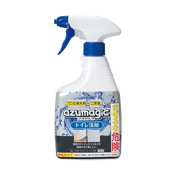 （まとめ）アズマジック トイレ洗剤 400ml 707609530 1本 [x5セット]