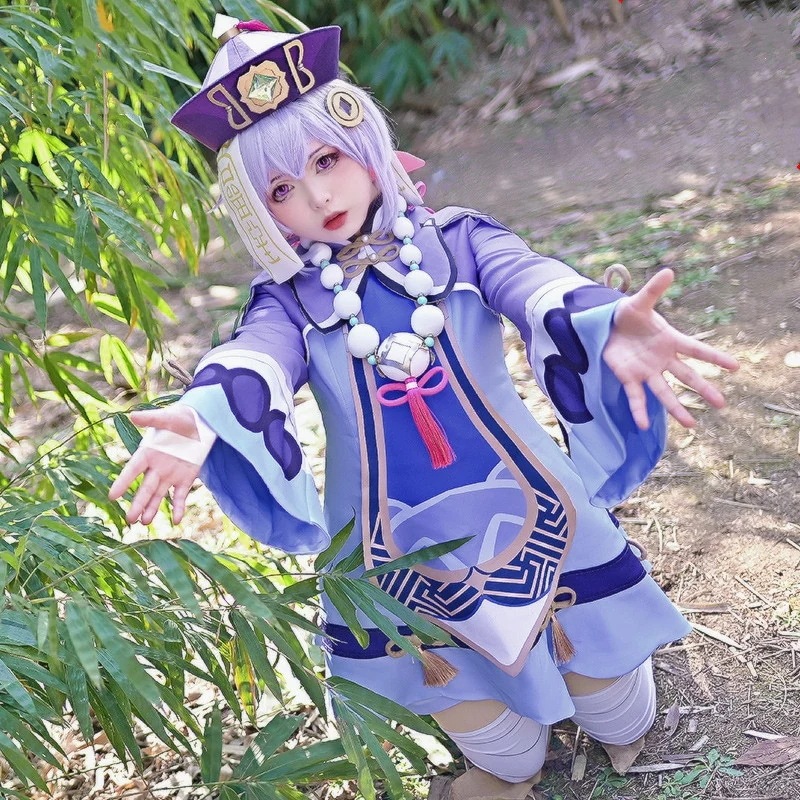 原神 七七 ナナ 氷元素 コスプレ 衣装 コスチューム パーティー期間限定30%