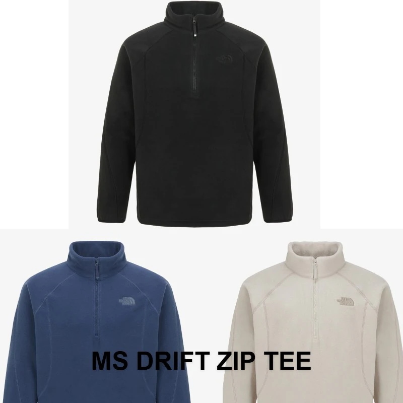 韓国正規品保証 関税負担なしNT7FR53A MS DRIFT L S ZIP TEEイリー 基本 着装 男子 女子 人気 韓国 ファッション 男女共用 アウトド