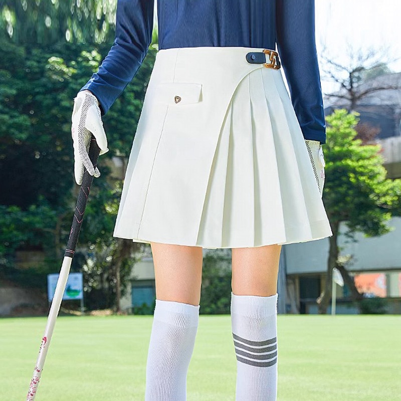 ゴルフスカート 2026 テニススカート レディース 白 黒 グレー 痩せ見え 学園系 ミニスカート ゴルフ ゴルフウェア スポーツ