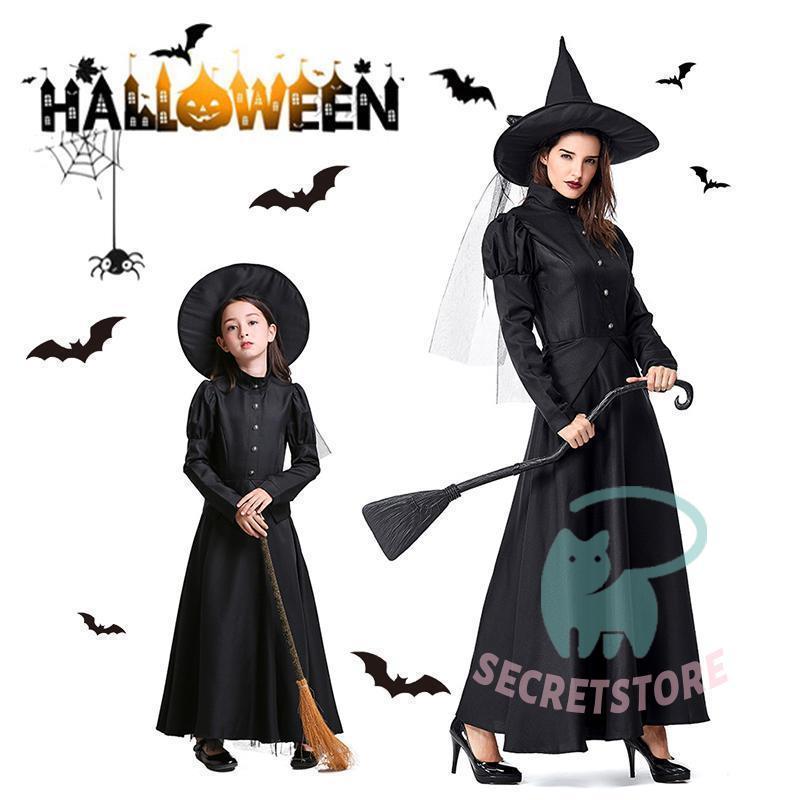 【 2025新作最安値に挑戦】 衣装 仮装 コスプレ 魔法師 魔女 レディース 子供 女子 衣装 仮装 悪魔 帽子付き キッズ 親子 クリスマス 学園祭 文化祭 演出服 ステージ 4,984円