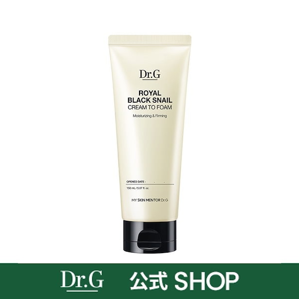 Dr.G ROYAL BLACK SNAIL 洗顔 150ml - 基礎化粧品