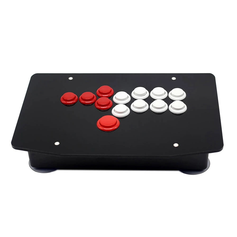 【早い者勝ちタイムセール】レバーレス アーケードコントローラー アケコン PC用 ボタン計15個 方向キー アクションボタン 有線 USB接続 ジョイスティック ゲーム コントローラー PC-088