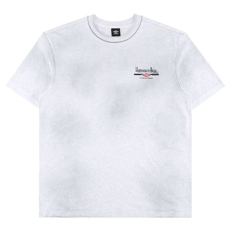 アンブロ ユニセックス HBL アンブルグレー ヴィンテージグラフィック 半袖Tシャツ UR121CRS21 WMG