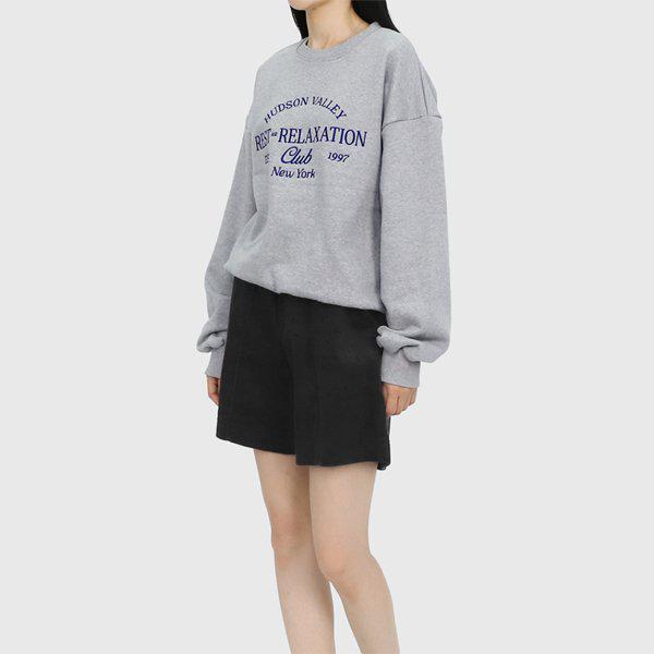 女性長袖Tシャツ オーバーサイズ レタリング ラウンドネック スウェットシャツ LID003