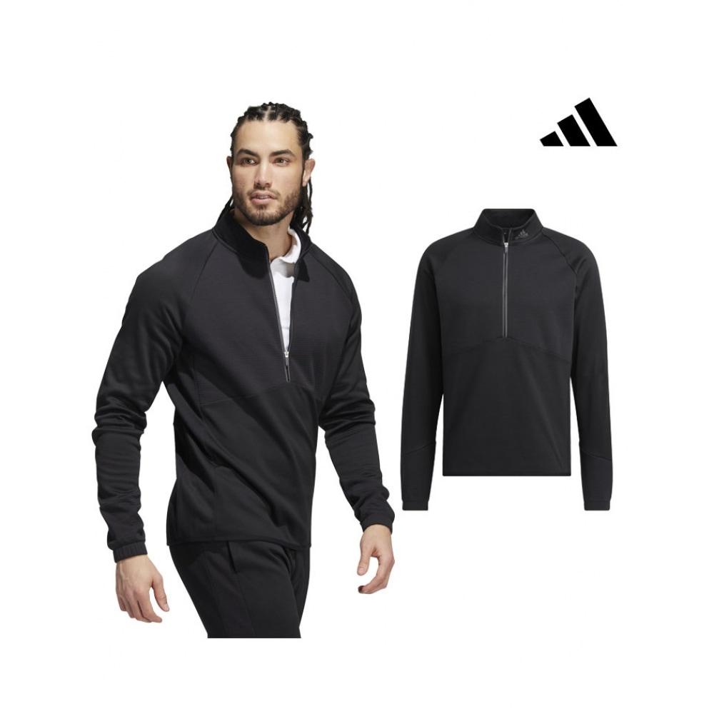 アディダスゴルフアディダスゴルフメンズコールドレディハーフジップアッププルオーバーTシャツ HN4550