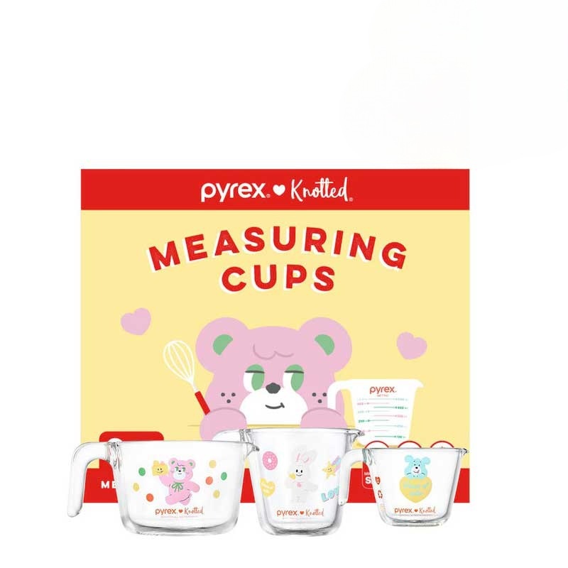 パイレックスノーティッド耐熱ガラス計量カップ3pホームセットギフトボックスハウスギフト 6,943円