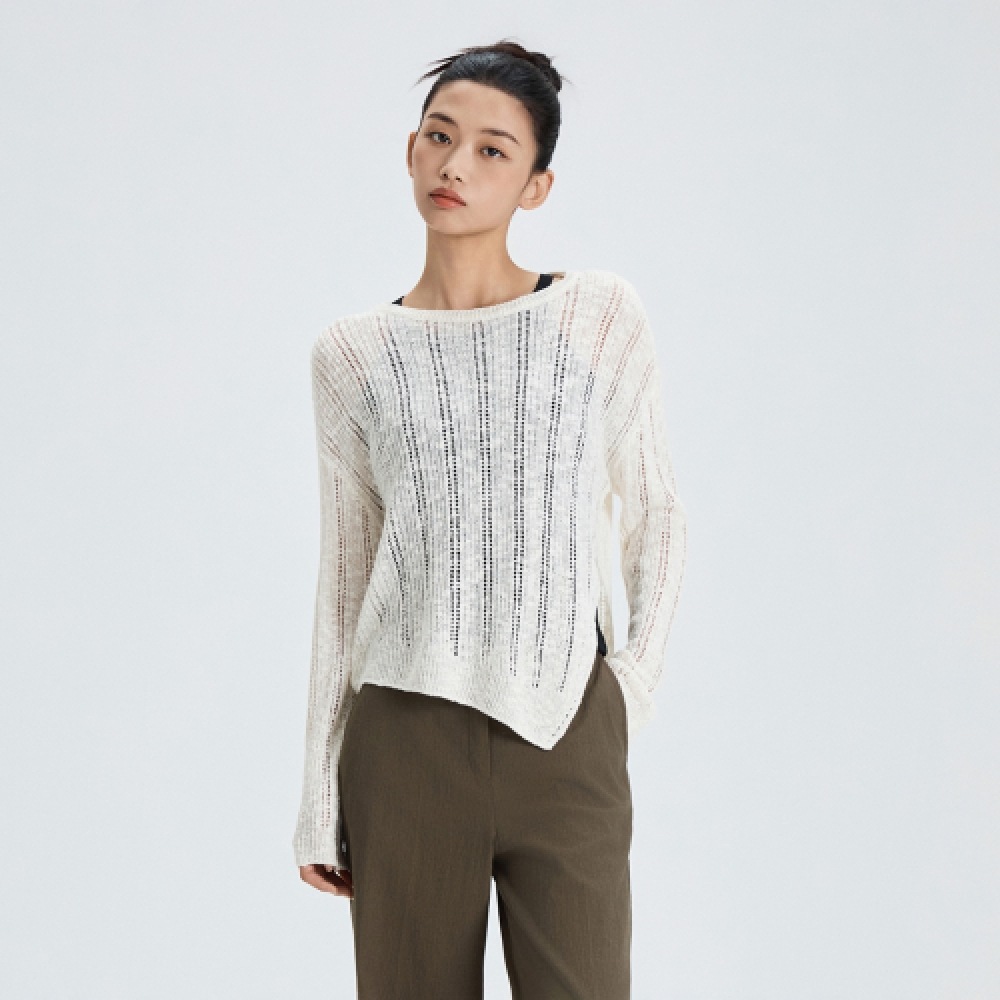 MIXXO スリット シースルー プルオーバー RE KAF541T_MIWKAF74QT