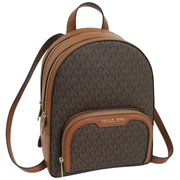 マイケルコース バッグ レディース リュック バックパック アウトレット ブラウン PVC JAYCEE MD ZIP PKT BACKPACK 35S2G8TB2B BROWN MICHAEL KO