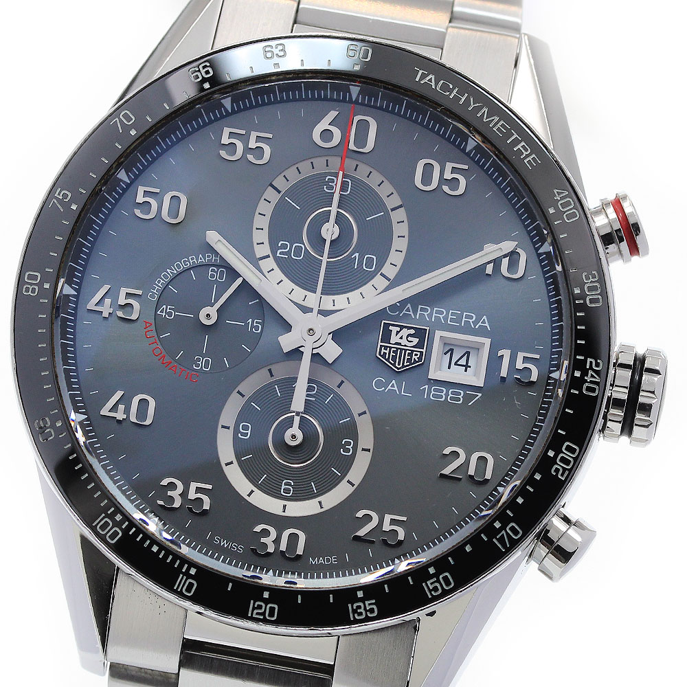 タグホイヤー TAG HEUER CAR2A11-4 カレラ キャリバー1887 クロノグラフ 自動巻き メンズ _839239【中古】