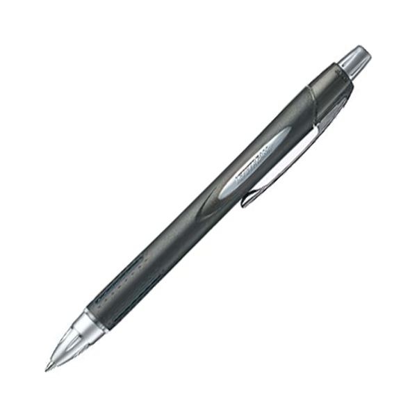 (まとめ) 三菱鉛筆 油性ボールペンジェットストリーム 0.7mm 黒 （軸色 ガンメタリック） SXN25007.43 1本 (×50セット)