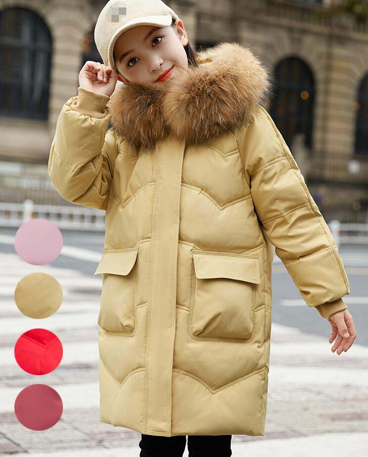 【最安値挑戦】子供服 中綿 キッズコート ダウンジャケット ベビー服 ジャケット 中綿コート 秋冬 ダウンコート 防寒コート キッズダウンコート ロング丈 厚手 フード付き 女の子 男の子 通園 通学