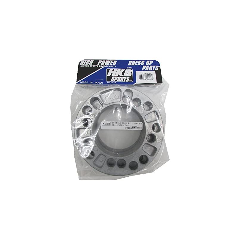 HKB SPORTS ホイールスペーサー(4穴5穴兼用) P.C.D.100114.3 10mm 4枚入りHKWS10タイヤ