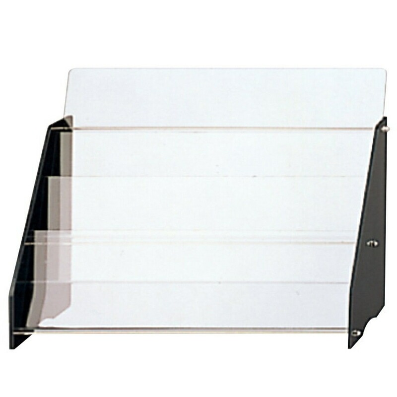 プラス(PLUS)卓上パンフレット台 PA型 A4判2列3段 PA-23A【送料無料】　21-671