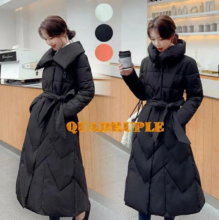 レディース 中綿ジャケット ロングコート ダウンコート キルティング 厚手 秋冬 アウター スリム 大人 通学 通勤 防風 防寒性抜群 中綿コート ダウンジャケット コート 上着 体型カバー ビジネス