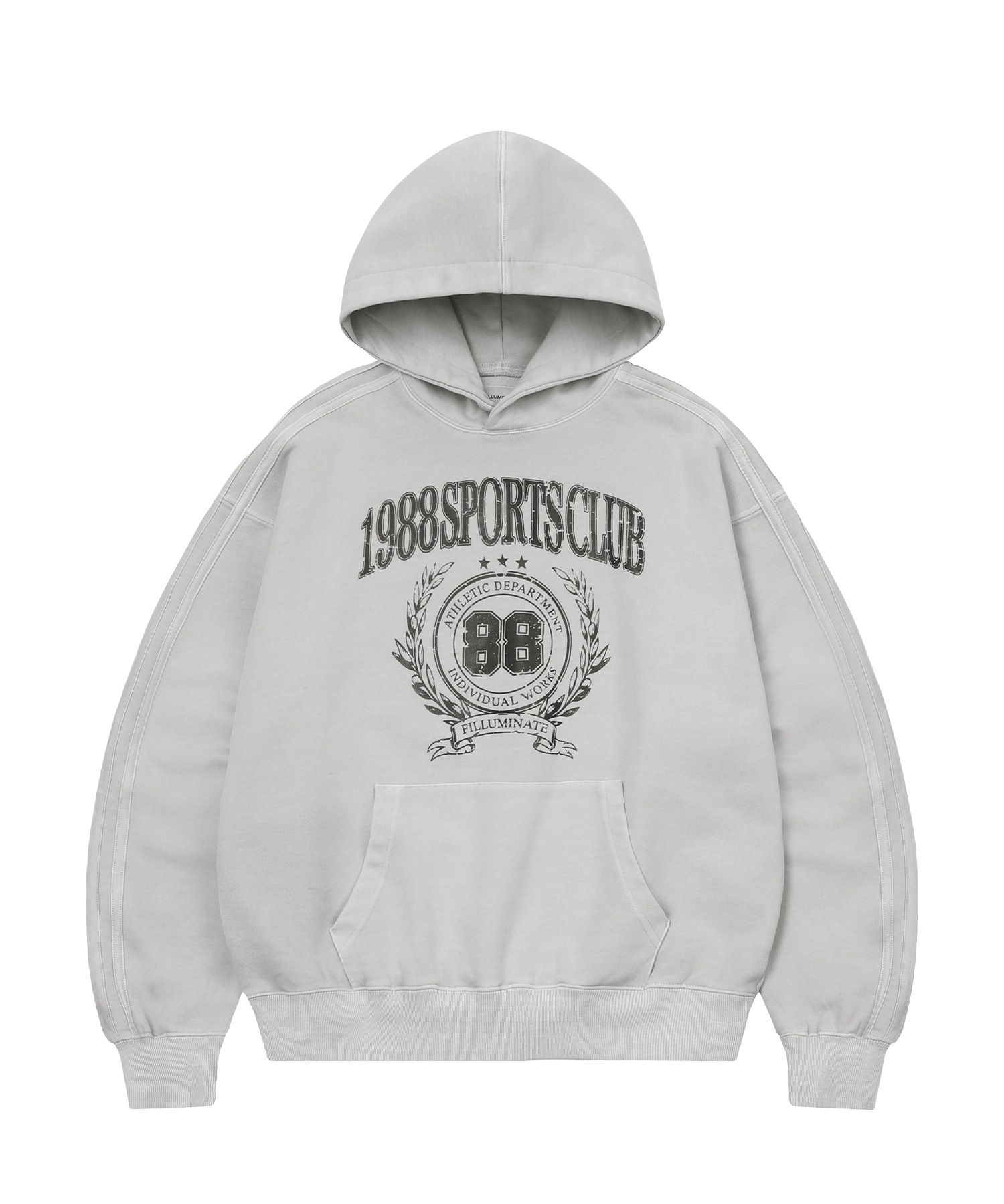 【関税込】 ロゴプリントフード - ストーングレー STONE ISLAND ストーンアイランド Windbreaker ウインド