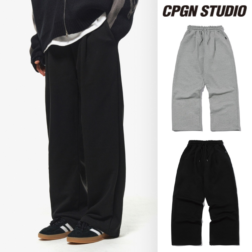 【CPGN STUDIO】 Essential Wide One-Tuck Sweatpants