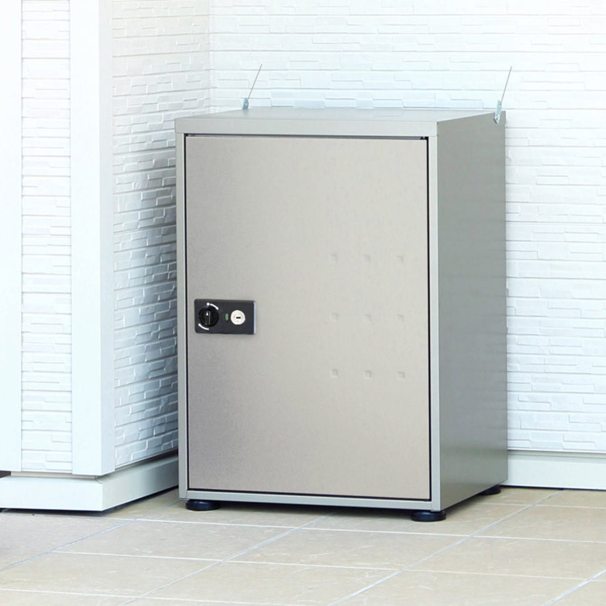 宅配ボックス レシーボ 幅48x奥行35.6x高さ67cm グリーンライフ TR-3465J 宅配 ボックス 置き配用ボックス 玄関 屋外 宅配BOX 一戸建て 据え置き 前開き 右開き