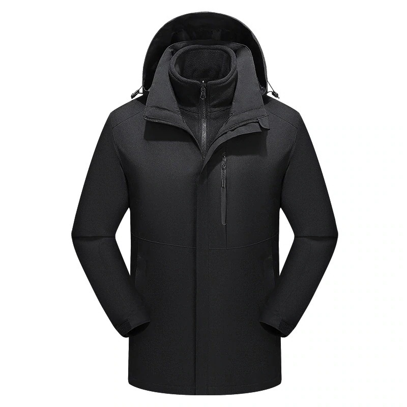 電熱ジャケット USB加熱 登山服 メンズ レディース マウンテンジャケット 防風 防水 ヒーター内28